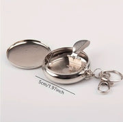 Taschenaschenbecher, klein, mit Anhänger