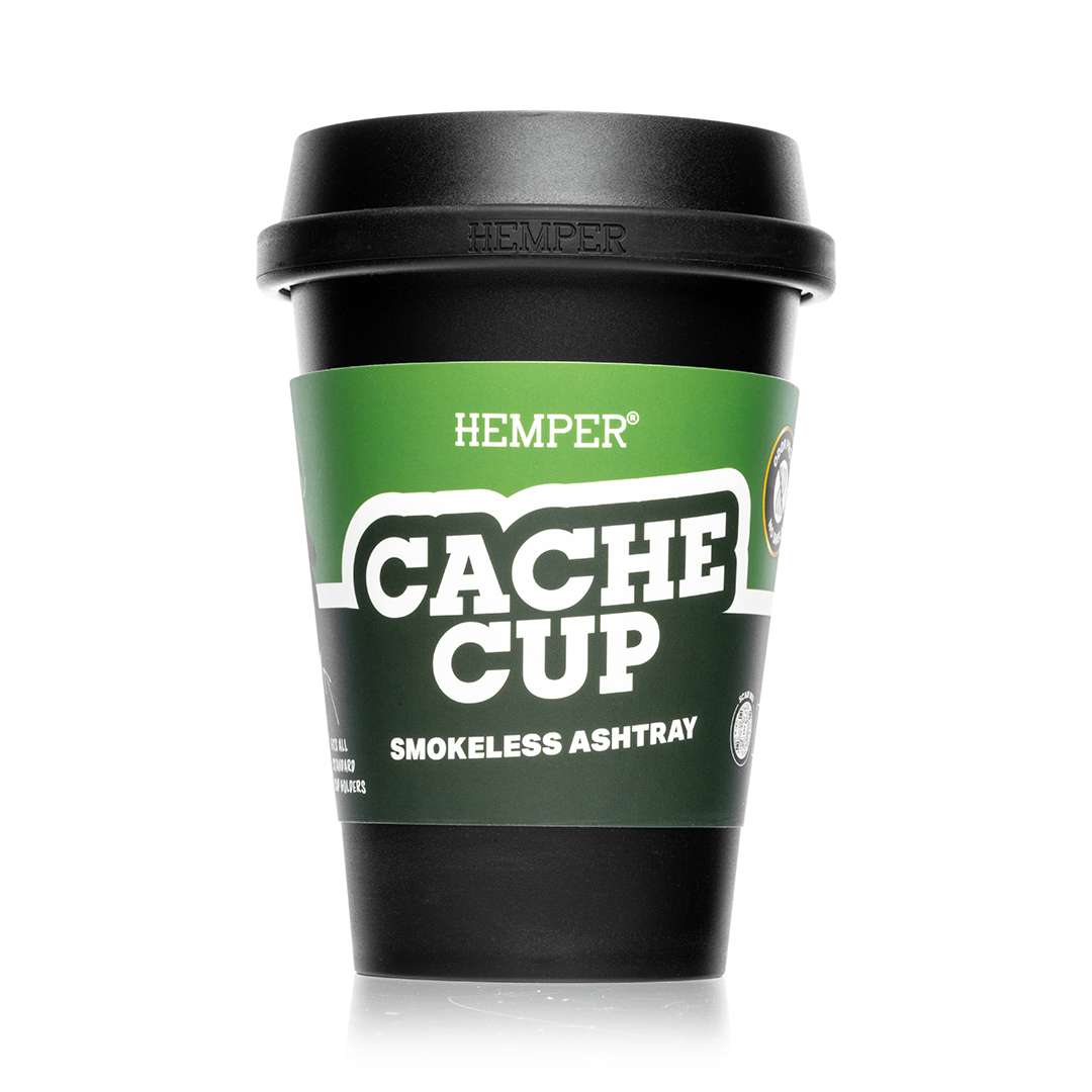 Cache Cup Rauchfreier Aschenbecher Schwarz HEMPER