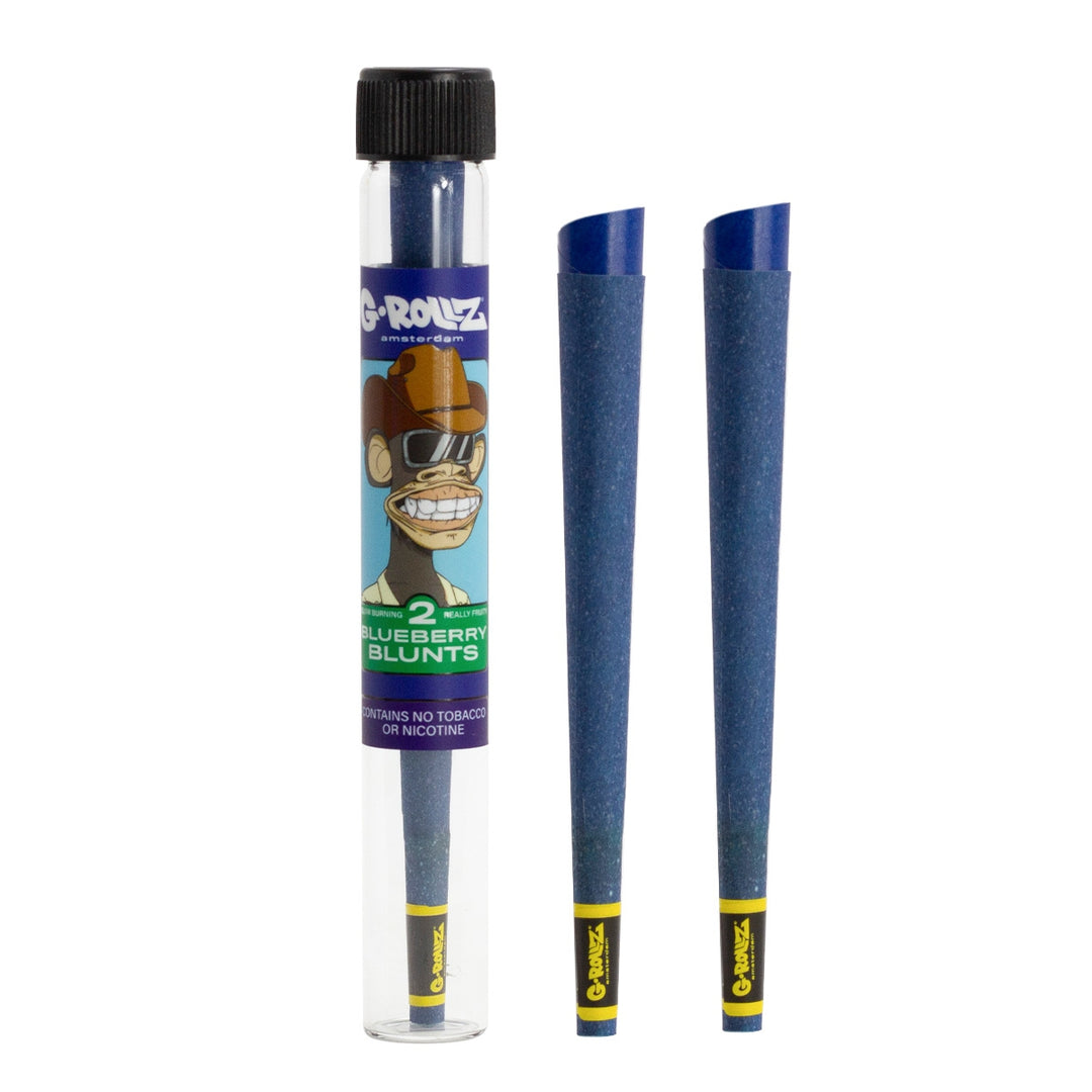 G-Rollz | Blueberry Ape Blunts - 2x Pre-rolled Fruit Blunts