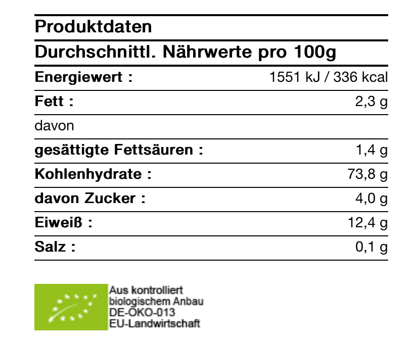 Dinkel-Nudeln  250g