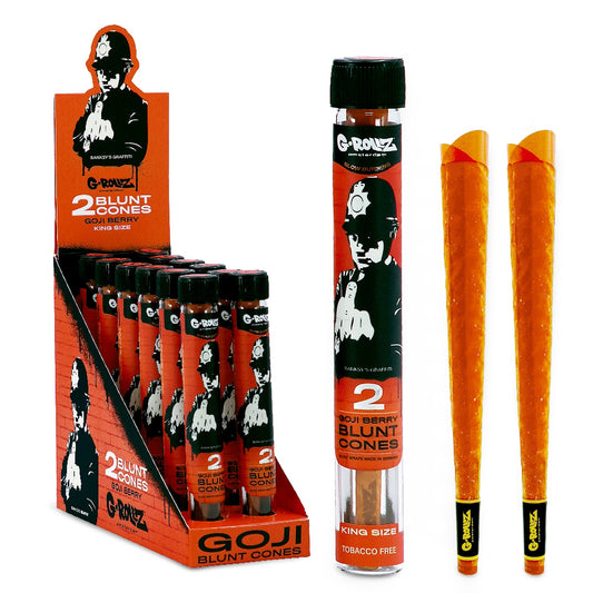 G-Rollz | Banksy's Graffiti - 2x Pre-rolled Goji Berry Blunts