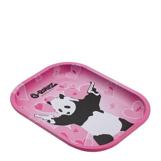 G-Rollz | Banksy's Graffiti 'Panda Gunnin' Small Tray 14x18 cm