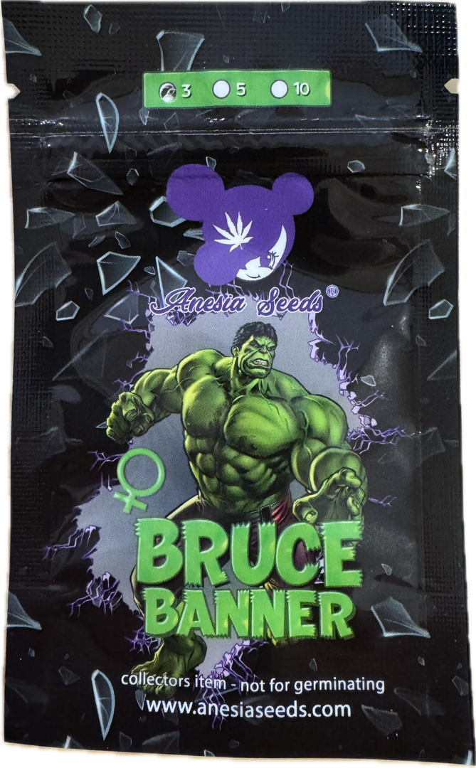 Bruce Banner #3, OG Ghost/ Strawberry Cough/ Sour Diesel