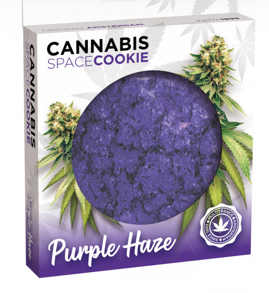 Cannabis Purple Haze Space Cookie, Chocolate Space Cookie