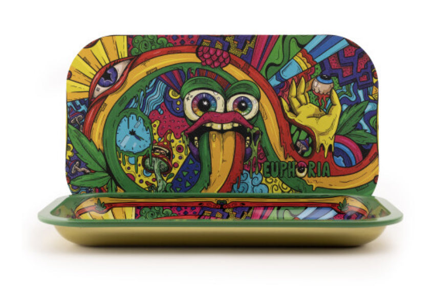 Rolling Tray Set with Magnetic Cover, Diverse