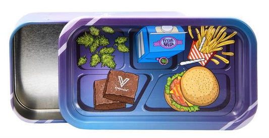 V Syndicate - Syndicase 2.0 Metalldose mit Drehtablett im Deckel - 2in1 "Munch Time"