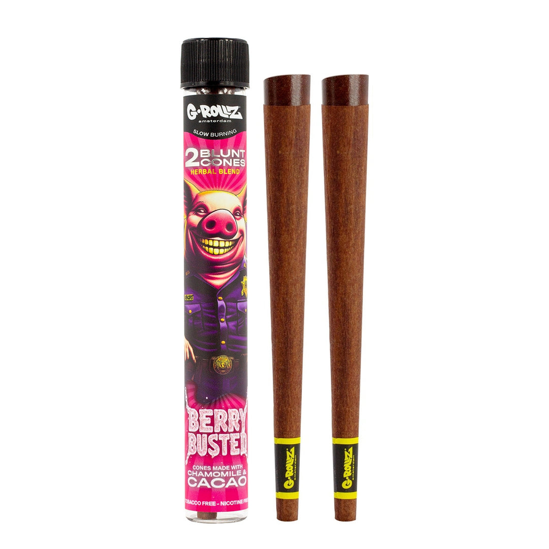 G-Rollz "The Dog" +  "Cheech & Chong" Terpene Infused Herbal Blunt Cones, 2 Stück