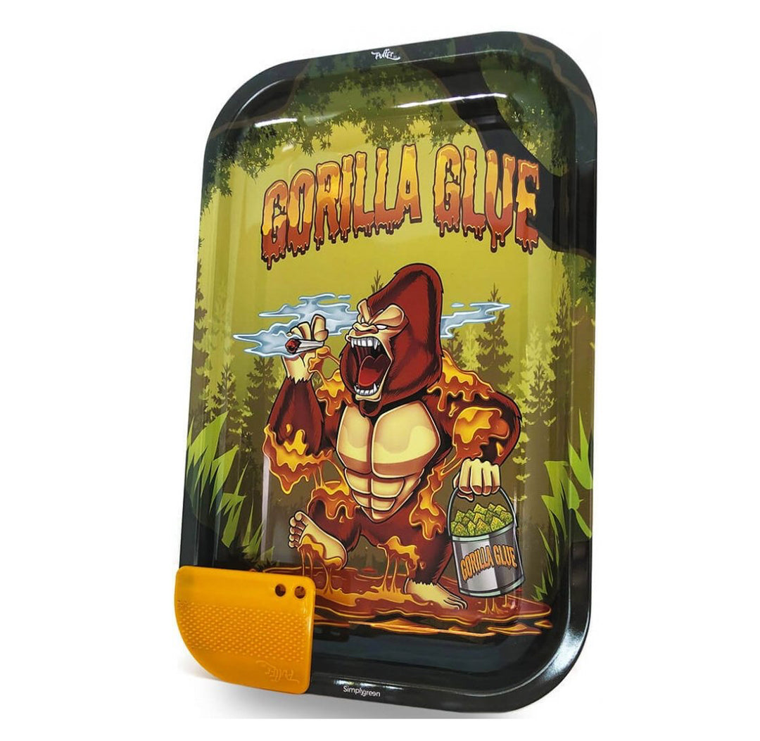 Gorilla Glue großes Metall-Rolltablett