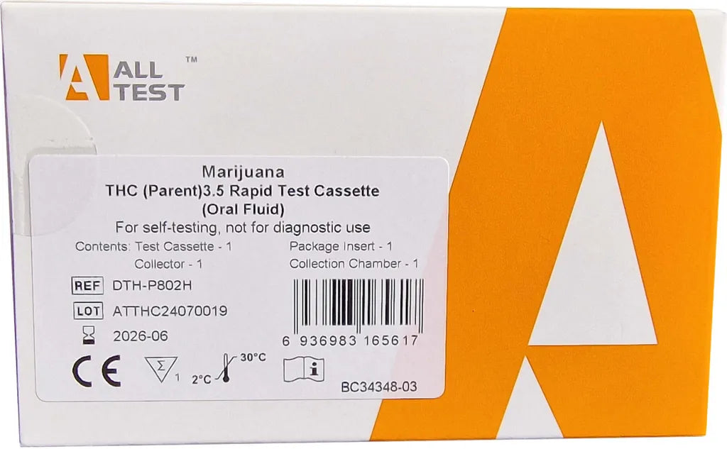 THC Speichel Schnelltest positiv ab 3,5 ng/ml