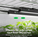 Bild in Galerie laden, T5 Linear Vivosun LED Pflanzenlampe 30 cm, 5000K Vollspektrum Grow Light 28W (4 x 7W) mit Timer &amp; Dimmer, Pflanzenlicht für Anzucht, Hydroponik &amp; Indoor Pflanzen, SGS kompatibel, erweiterbar, 4er
Set