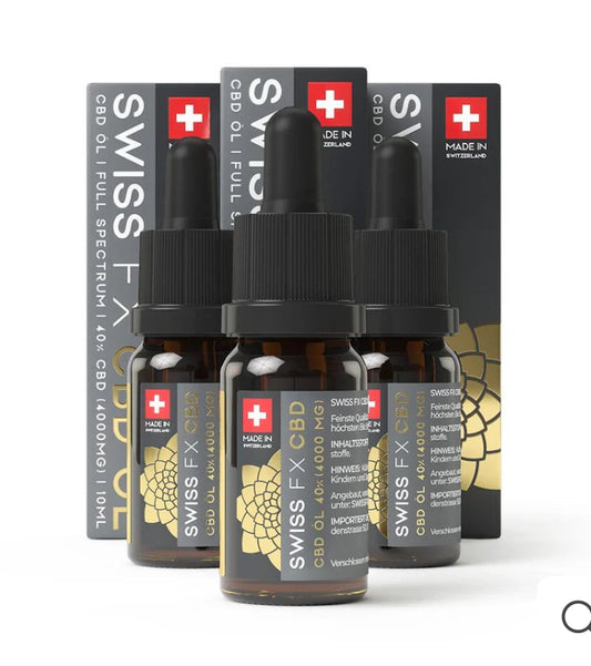 3 x SwissFX ÖL 40% (10ml) im Sparpaket!