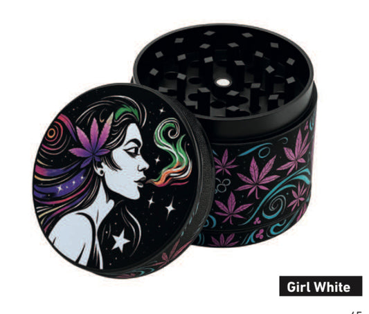 Grinder 4tlg., Girl white