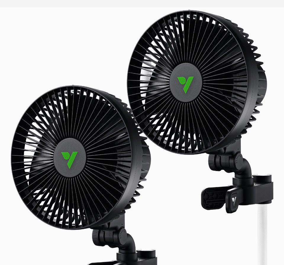 AeroWave A6 Clip Fan Vivosun für Growzelte, 15 cm automatisch