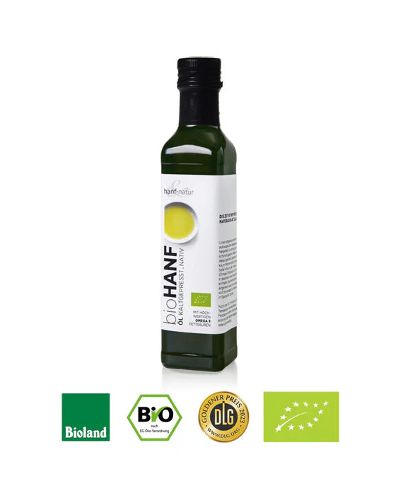 Bio Hanföl, 250ml, Öl