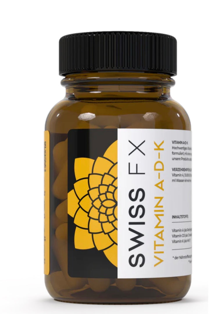SwissFX Vitamin D3, K2, A Kapseln