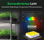 Bild in Galerie laden, T5 Linear Vivosun LED Pflanzenlampe 30 cm, 5000K Vollspektrum Grow Light 28W (4 x 7W) mit Timer &amp; Dimmer, Pflanzenlicht für Anzucht, Hydroponik &amp; Indoor Pflanzen, SGS kompatibel, erweiterbar, 4er
Set