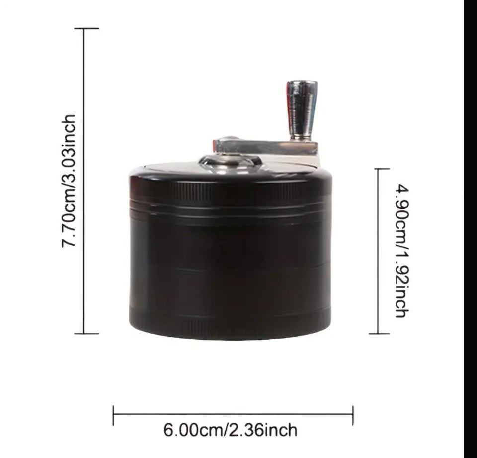 Grinder Mühle, schwarz, 60mm