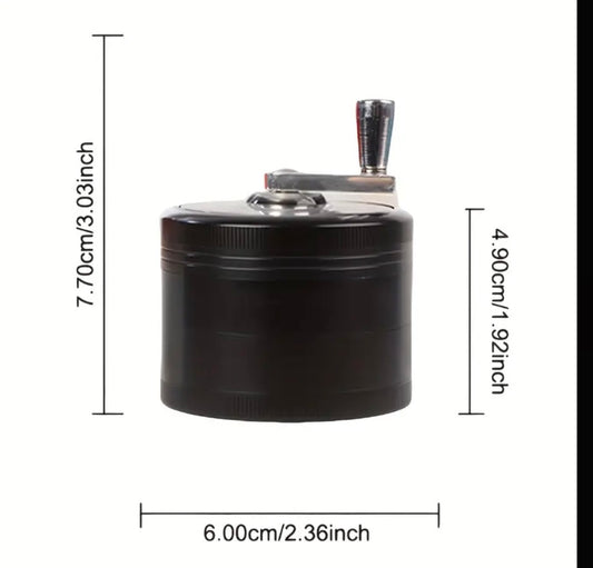 Grinder Mühle, schwarz, 60mm