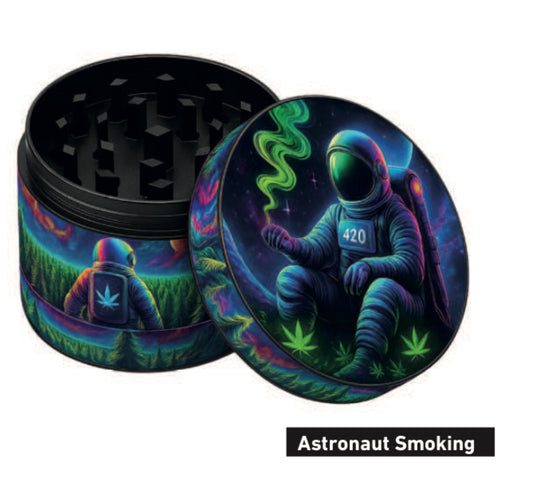 Grinder 4tlg., Astronaut Smoking