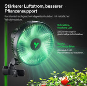 AeroWave A6 Clip Fan Vivosun für Growzelte, 15 cm automatisch