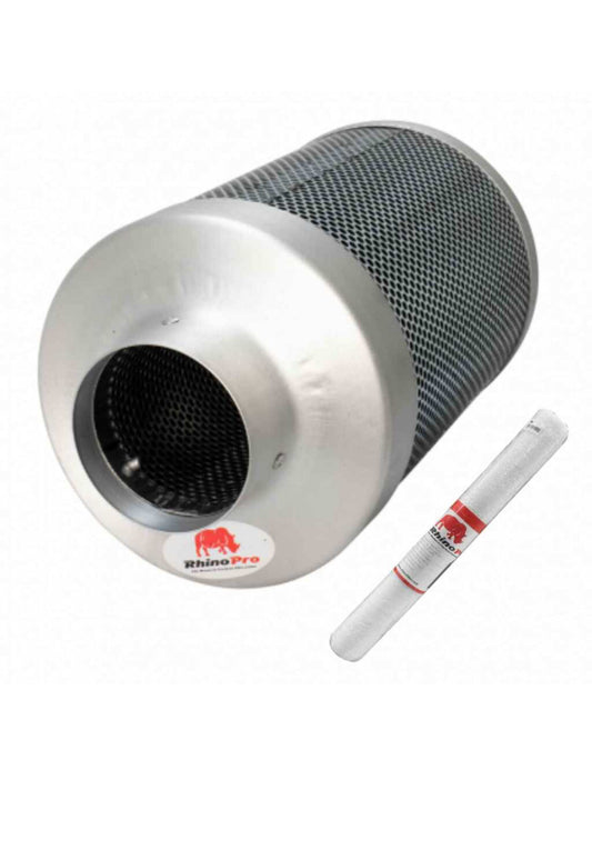 Rhino Pro 255 | Ø100mm | 200-300m³/h | Aktivkohlefilter 100mm x 200mm