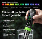 Bild in Galerie laden, AeroLab Digitales pH Messgerät mit ATC und Sonde, Messbereich 0,00-14,00, hochpräzise und tragbar für Wasser, Nährlösungen, Aquarien und Pools