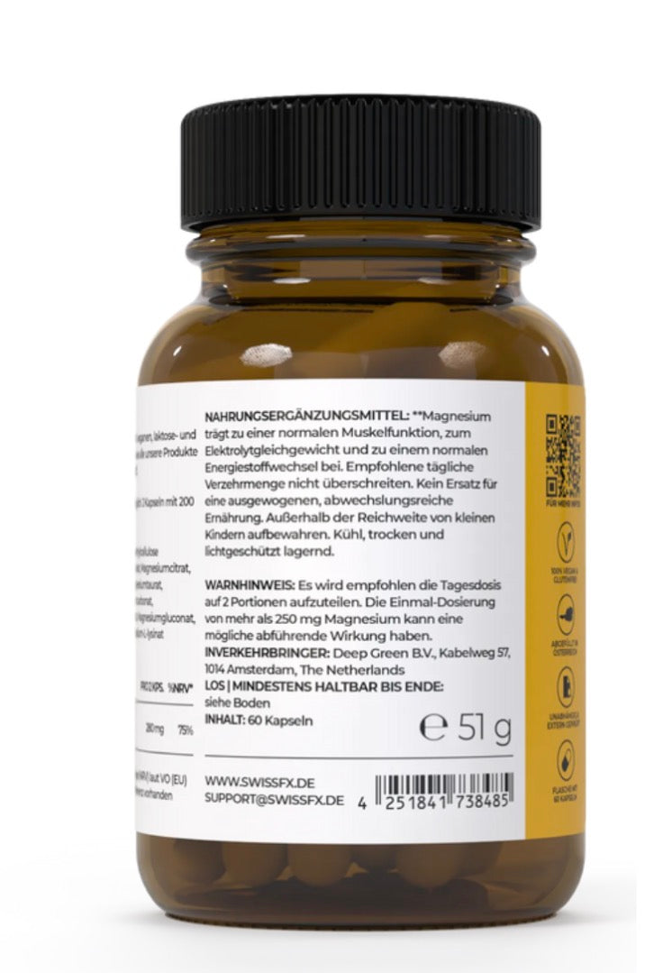 SwissFx Magnesium 10x Kapseln