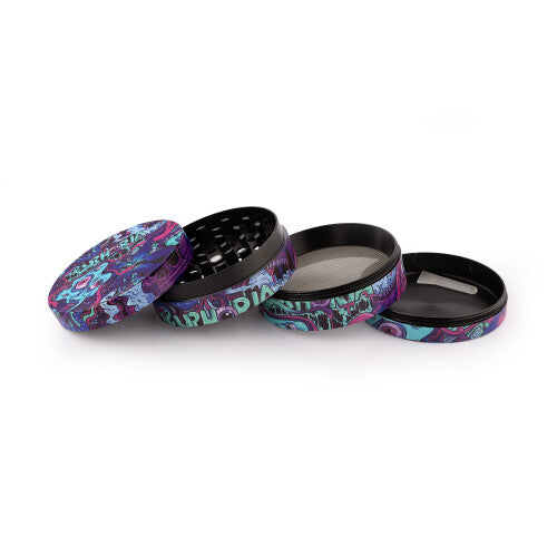 Euphoria Metal Grinders in 63 mm - 4 teilig, Psychedelic
