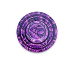 Bild in Galerie laden, B4 FIRE-FLOW™ Metal Coffeeshop Ashtray Leaves #33 Pink (⌀136 mm)