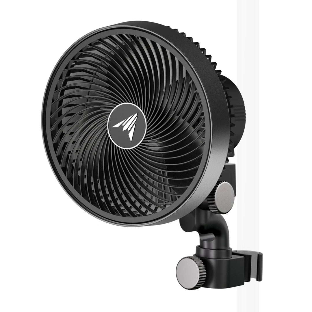CLOUDRAY S6, GEN 2, Growzelt-Clip-Ventilator 150 mm, EC-Motor, automatische Oszillation, 10-stufigen dynamischen Windmodi und Lüftergeschwindigkeiten
