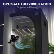 Oszillierender Ventilator – Hochwertiger Oszillierender Clip-On Ventilator mit 2 Geschwindigkeitsstufen