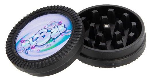 BL8ZE GrinderZ Hanfplastik Mühle/Grinder 2-part "BL8ZE", ø 62mm, Schwarz - OG Black