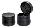 Bild in Galerie laden, V-Syndicate Gridlock Metall Grinder/Pollinator 4 part, ø 72mm, Schwarz