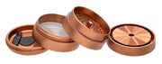V-Syndicate Gridlock Metall Grinder/Pollinator 4 part, ø 72mm, Rosé Gold