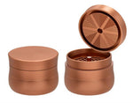 Bild in Galerie laden, V-Syndicate Gridlock Metall Grinder/Pollinator 4 part, ø 72mm, Rosé Gold