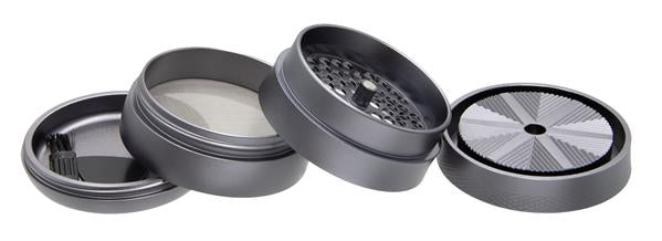 V-Syndicate Gridlock Metall Grinder/Pollinator 4 part, ø 72mm, Gun Metal