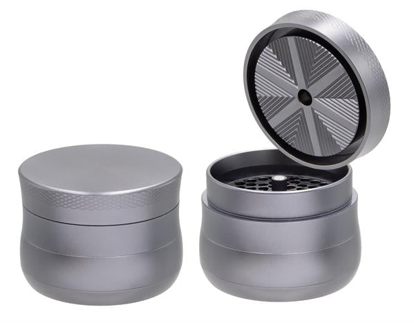 V-Syndicate Gridlock Metall Grinder/Pollinator 4 part, ø 72mm, Gun Metal