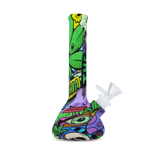 Silicon Bong, Design Whimsical, Size 190*30*80 mm Playful & Durable