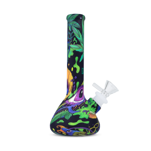 Silicon Bong, Design Enchanting, Size 190*30*80 Vivid, Bold & Unbreakable