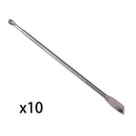 Bild in Galerie laden, Portionierlöffel ( Dabbing Tool ) mit Spatel silber, 1 Stück