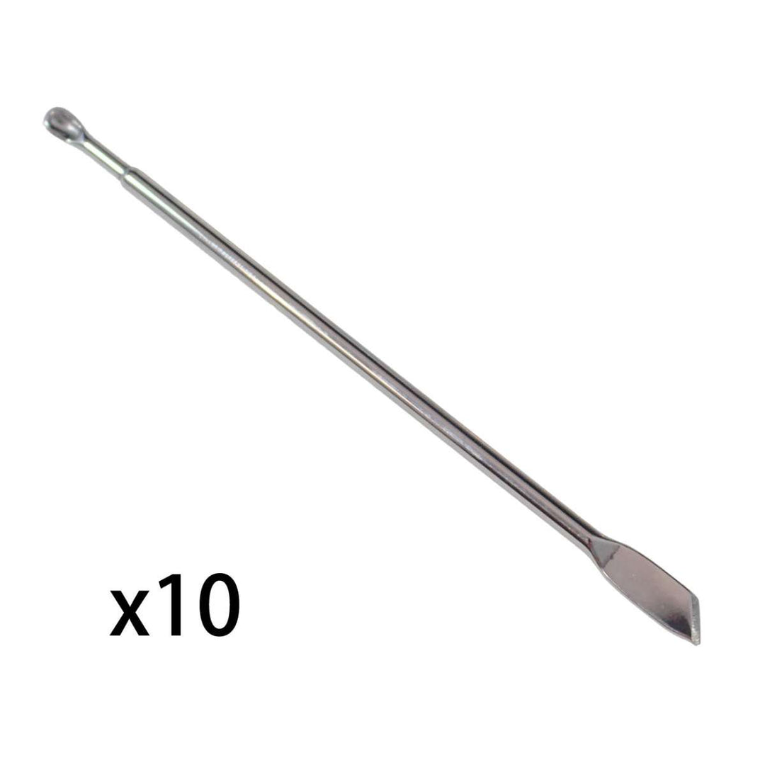 Portionierlöffel ( Dabbing Tool ) mit Spatel silber, 1 Stück