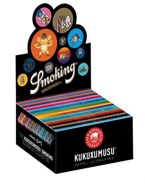 Smoking KUKUXUMUSU King Size Slim Papier, diverse Design