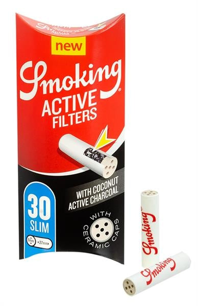 SMOKING Active Filters Aktivkohlefilter Slim ø6mm