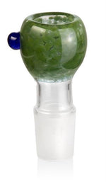 Bild in Galerie laden, Glas-Kopf rund, kleiner Durchlass, 7cm, SG 18,8mm, grün