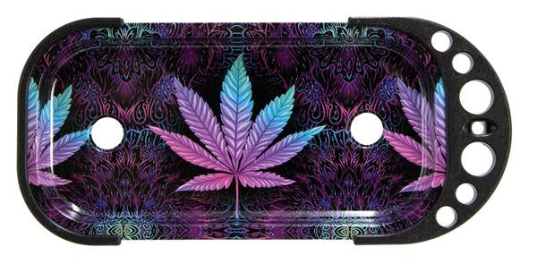 G-PIN Rolling Set Console – Tray mit Aufsteller und Zubehör, "Leaf"