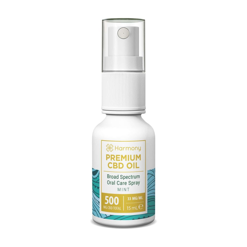 Harmony CBD Spray Oral Care, 500 mg, 15 ml