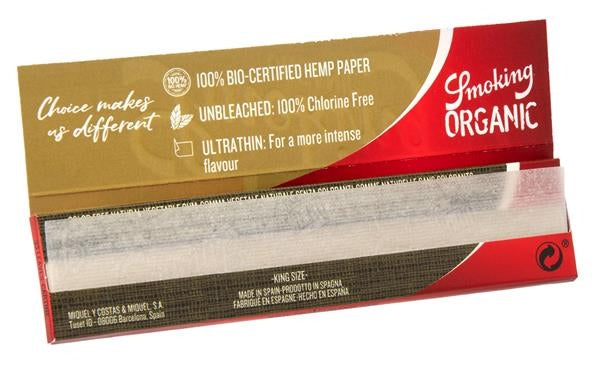 Smoking Organic King Size Slim Zigarettenpapier