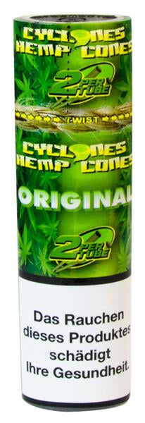 Cyclones Cone Blunt, HEMP ORIGINAL, 2 Stück