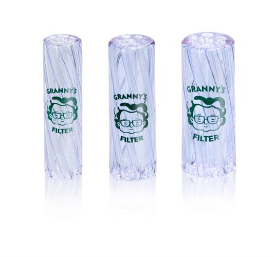 Grannys Glas Vortex Filtertip Set, ø 8/10/12mm, L25mm