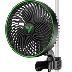 Bild in Galerie laden, AeroWave E6 Gen2 Clip Fan ( Ventilator ), EC-Motor, mit automatischer Oszillation, Luftzirkulator für die Growbox, Schwarz